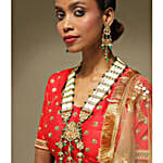 Kundan and Pearl Chokar with Earrings