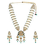 Kundan and Pearl Chokar with Earrings