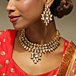 Royal Kundan Necklace and Earrings Set