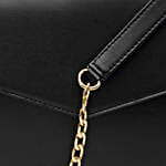 Vegan Leather Crossbody Sling Bag Black