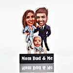 Personalised New Baby Wishes Caricature