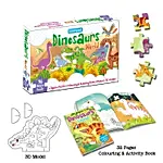 Dinosaurs World Puzzle Gift Set