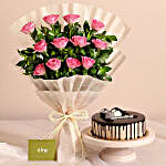 Rose Serenade with Chocolate Treat