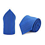 Royal Blue Necktie & Pocket Square Gift Set