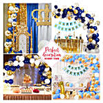 Festive Blue Birthday DIY Decoration Kit