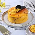 Mango Mania Cream Cake Eggless