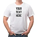 Customised Text  Dry Fit T-shirt Large