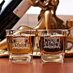 Personalised Memento Whiskey Glass Pair