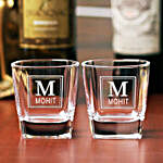 Personalised Whiskey Glass Pair