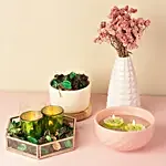 Home Fragrance Decorative Gift Hamper- Lemongrass