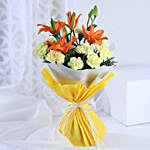 Carnations & Lilies Radiant Bouquet