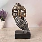 Face Cut Polyresin Figurine Set of 3