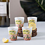 English Garden Party Shot Glass Set