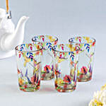Hummingbird Chai Glasses Set