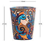 Peacock Shot Glass Set