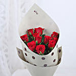 Enticing 11 Red Roses Bunch