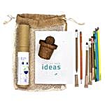 Grow It Yourself Plantable Stationery Bag Gift Set