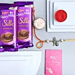 Sneh Baby Krishna Rakhi with Cadbury Silk