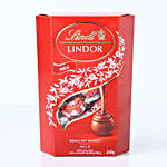 Sneh Wooden Beads Rakhi & Lindt Chocolate