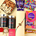 Sneh Radha Krishna Rakhi with Sweet Treats