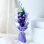 Enchanting Orchid Bouquet & Truffle Cake