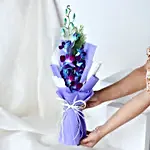 Enchanting Orchid Bouquet & Truffle Cake