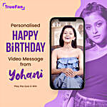 Birthday Surprise Personalised Message by Yohani