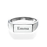 Personalised Name Signet Ring