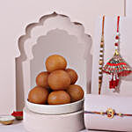 Sneh Good Wishes Family Rakhi Set & Gulab Jamun