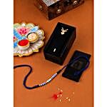 Sneh Ethnic Beads Rakhi & Imperial Stag Lapel Pin Combo