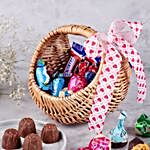 Assorted Miniature Chocolate Basket
