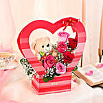 Teddy Brings Love Arrangement Hamper