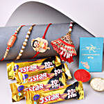 Sneh Family Rakhi Set & 5 Star Chocolates