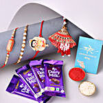 Sneh Family Rakhi Set & Cadbury Chocolates