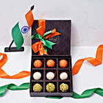 Tri Colour Truffle Chocolate Box