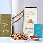 Sneh Rakhi Set of 2-Nuts and Chocolate Combo