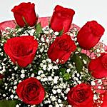 Sneh Bhaiya Bhabhi Rakhi Set- Red Rose Love