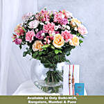 Sneh Rakhi Set of 2 Rose Surprise