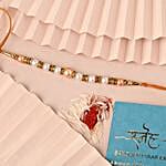 Sneh Pearl Rakhi and Personalised Mug Combo