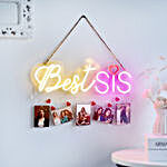 Best Sis Neon Light Wall Hanging- 5 Frames