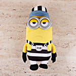 Black N White Minion Soft Toy
