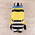 Black N White Minion Soft Toy