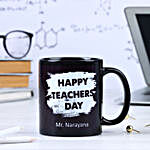 Teachers Day Black Mug