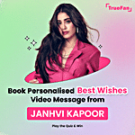 Personalised Best Wishes Message by Janhvi Kapoor