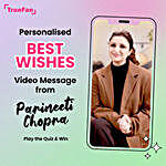Personalised Best Wishes Message by Parineeti Chopra