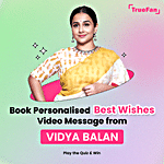 Personalised Best Wishes Message by Vidya Balan