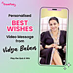Personalised Best Wishes Message by Vidya Balan