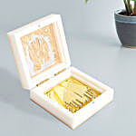 Ram Darbar Prayer Box- Golden