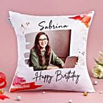 Cuddly Birthday Personalised Cushion