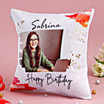 Cuddly Birthday Personalised Cushion